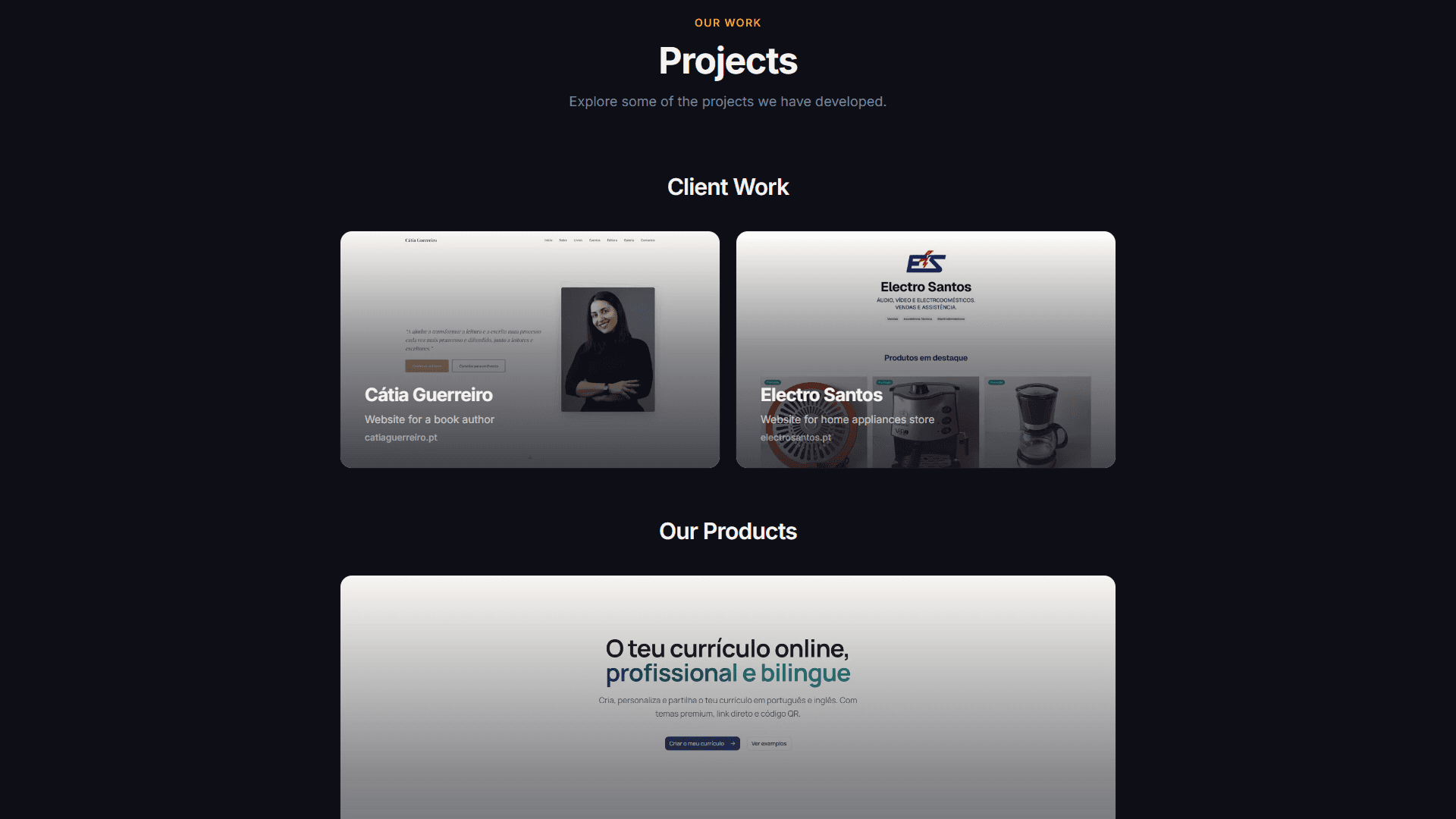 Artizan Projects - Portfólio de projetos